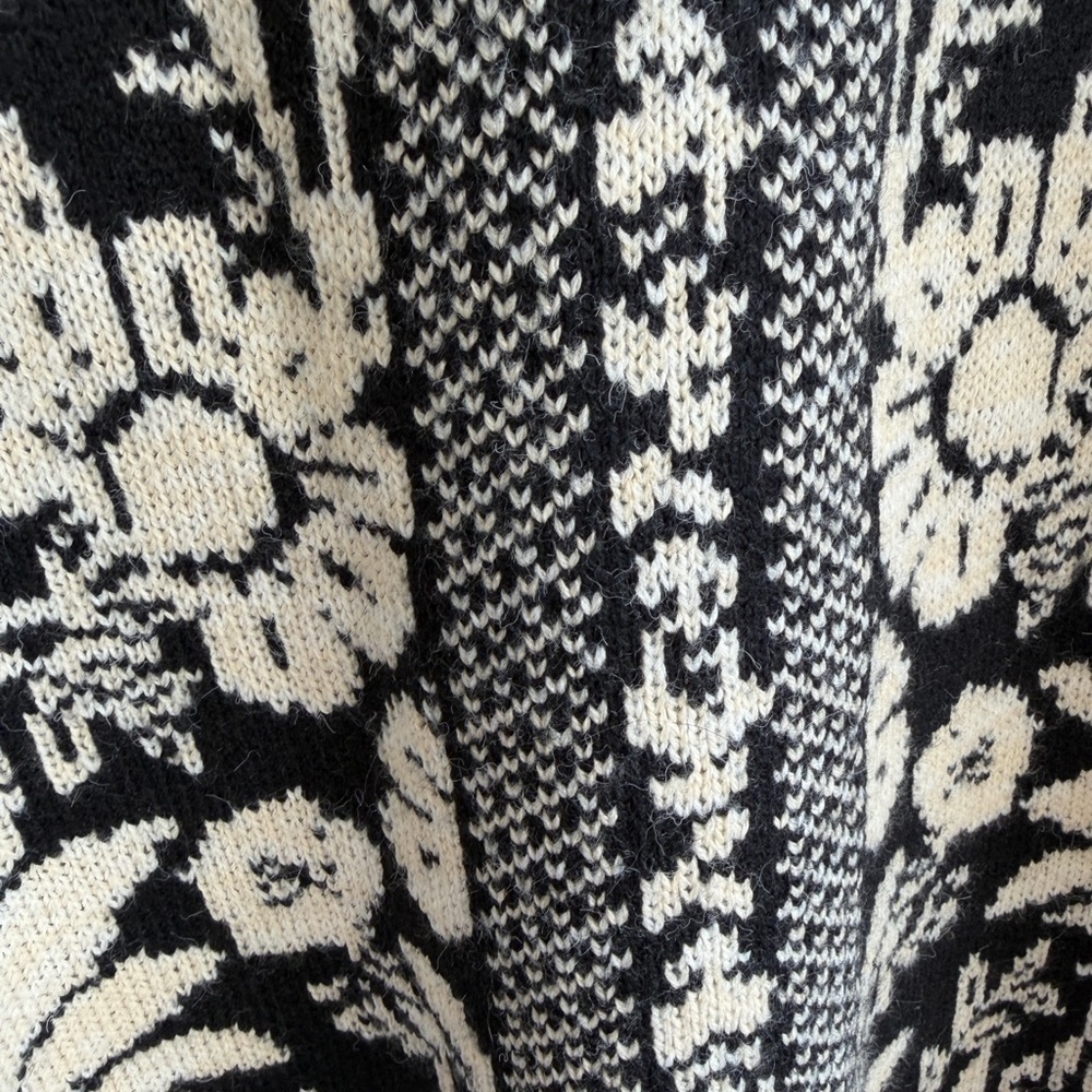 FARM RIO Pineapple Garden Mini Knit Sweater Dress - Picture 9 of 13